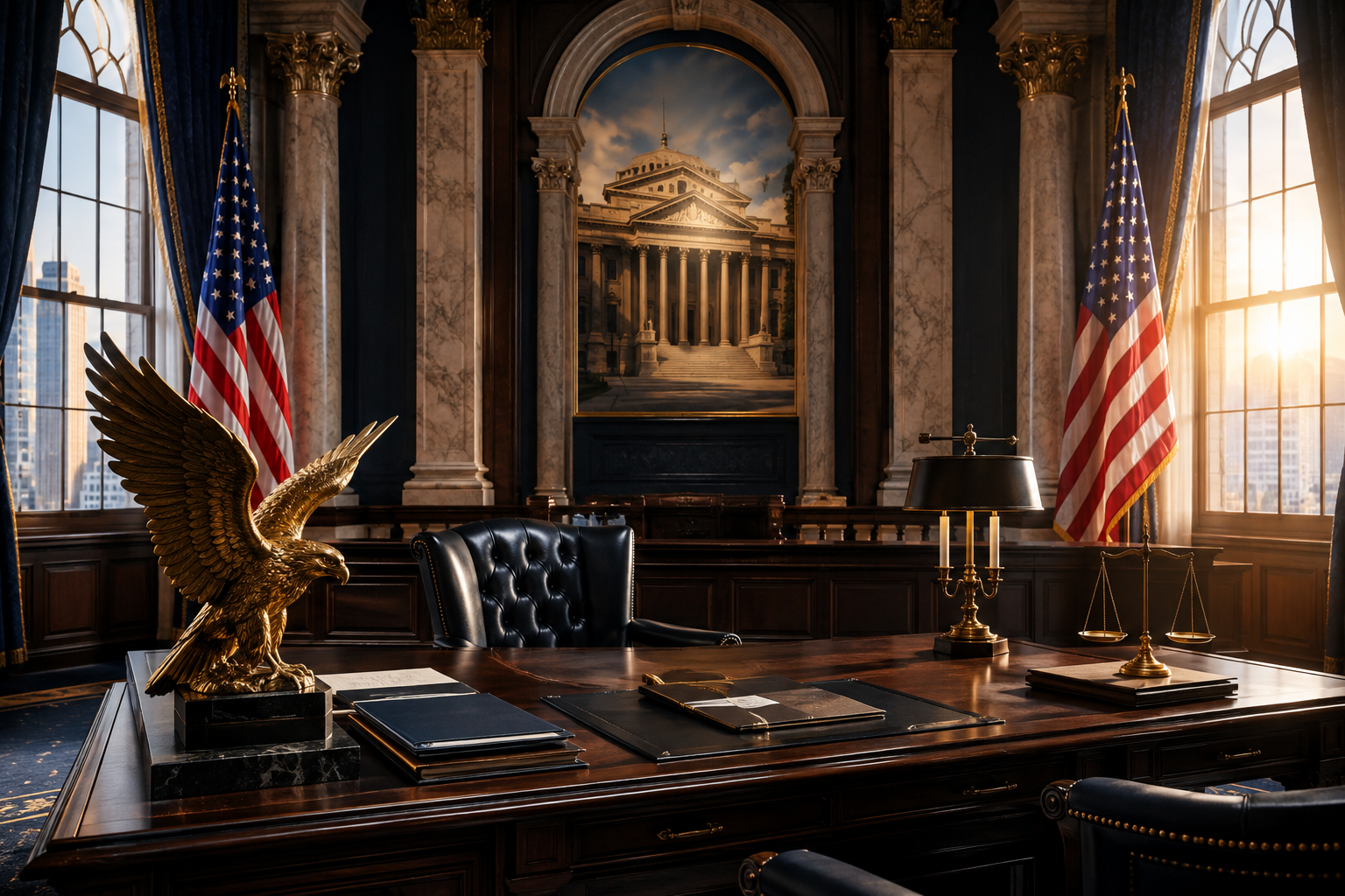 Fiktiver Servicebereich des Department of Justice